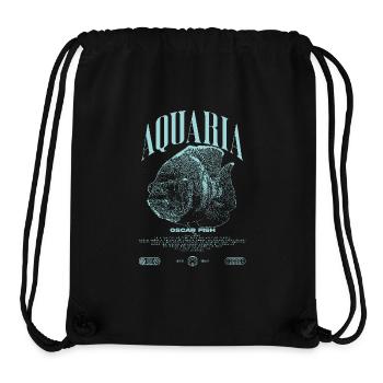Oscar Fish Water Change Monster Fish - Stanley/Stella Recycled Gym Bag - black - Front
