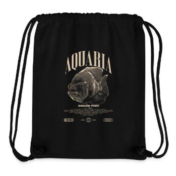 Oscar Fish Water Change Monster Fish - Stanley/Stella Recycled Gym Bag - black - Front