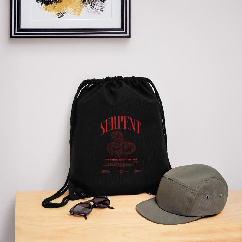 Burmese Python Modern Reptile Keeper Streetwear Stanley/Stella Recycled Gym Bag