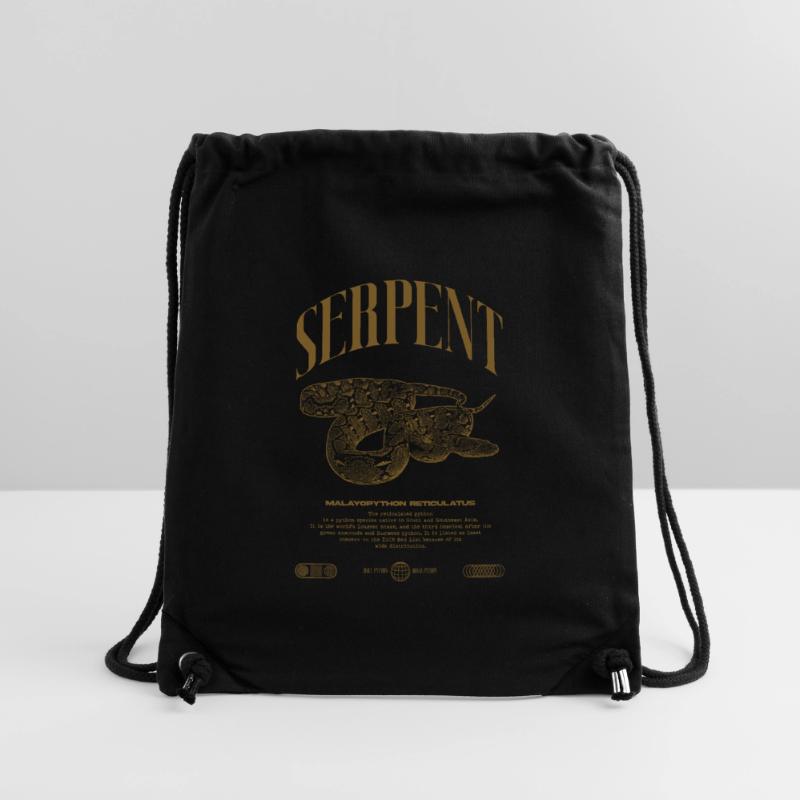 Reticulated Python Reptile Keeper Streetwear Stanley/Stella Recycled Gym Bag