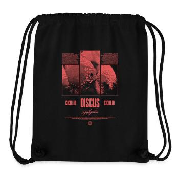 Diskusfisch Buntbarsch Aquarium Fischhalter - Stanley/Stella recycelter Gym Bag - Schwarz - Vorne