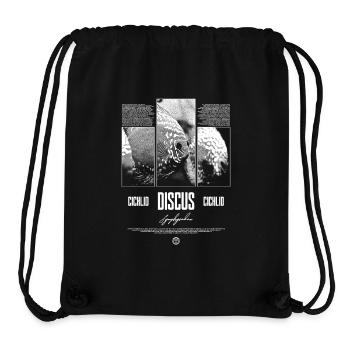 Diskusfisch Buntbarsch Aquarium Fischhalter - Stanley/Stella recycelter Gym Bag - Schwarz - Vorne