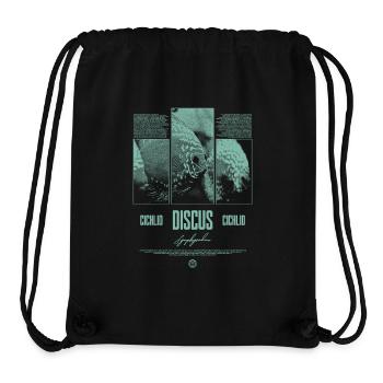 Diskusfisch Buntbarsch Aquarium Fischhalter - Stanley/Stella recycelter Gym Bag - Schwarz - Vorne