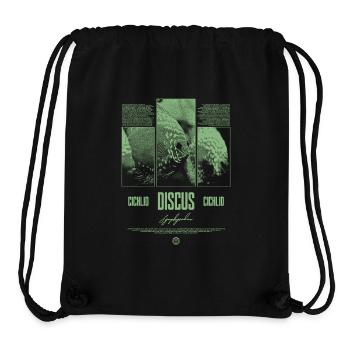 Diskusfisch Buntbarsch Aquarium Fischhalter - Stanley/Stella recycelter Gym Bag - Schwarz - Vorne