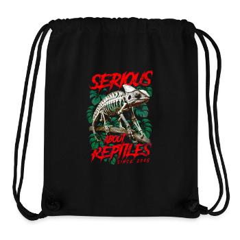 Serious About Reptiles Reptile Keeper Born In 2008 - Stanley/Stella Recycled Gym Bag - black - Front