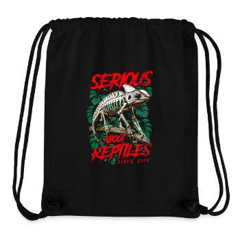 Serious About Reptiles Reptile Keeper Born In 2014 - Stanley/Stella Recycled Gym Bag - black - Front
