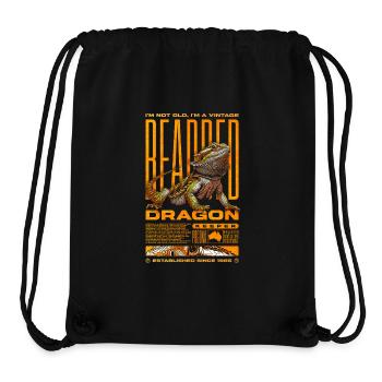 Bartagame Reptilienhüter Geburtstag Geboren 1985 - Stanley/Stella recycelter Gym Bag - Schwarz - Vorne