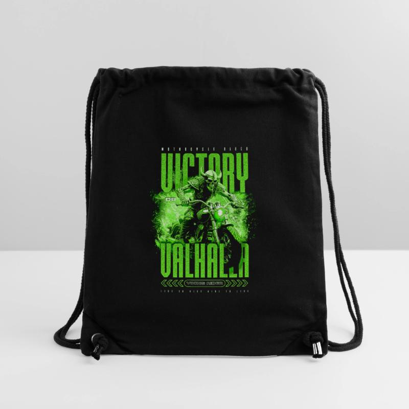 Motorrad Nordische Wikinger Sieg Oder Walhalla Stanley/Stella recycelter Gym Bag