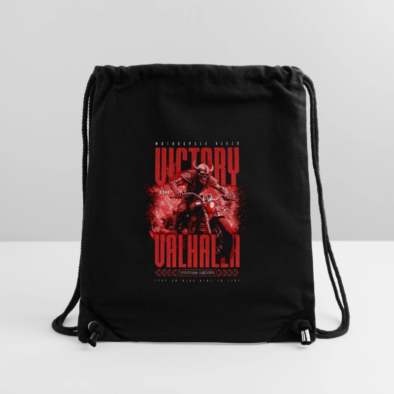 Motorrad Nordische Wikinger Sieg Oder Walhalla Stanley/Stella recycelter Gym Bag