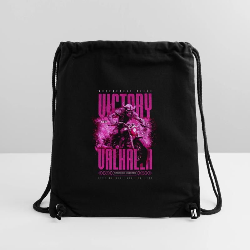 Motorrad Nordische Wikinger Sieg Oder Walhalla Stanley/Stella recycelter Gym Bag