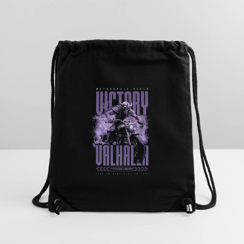 Motorrad Nordische Wikinger Sieg Oder Walhalla Stanley/Stella recycelter Gym Bag