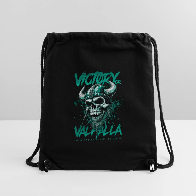 Motorrad Nordische Wikinger Sieg Oder Walhalla Stanley/Stella recycelter Gym Bag