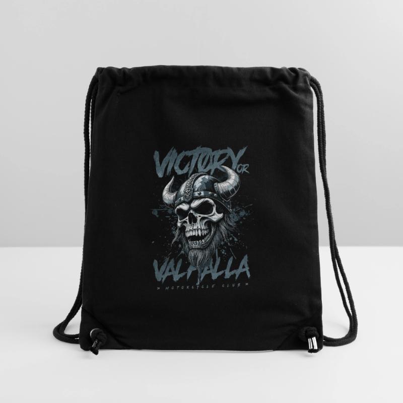 Motorrad Nordische Wikinger Sieg Oder Walhalla Stanley/Stella recycelter Gym Bag