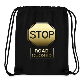 STOP - Stanley/Stella Recycled Gym Bag - black - Front
