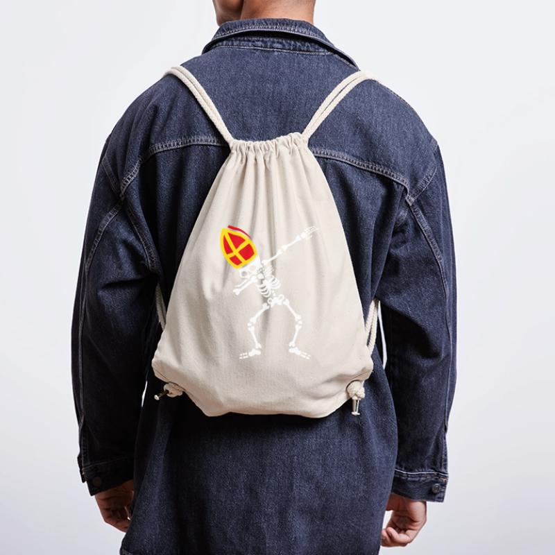 Dab Sinterklaas dab skelet Sint dabben dabbing Stanley/Stella Recycled Gym Bag