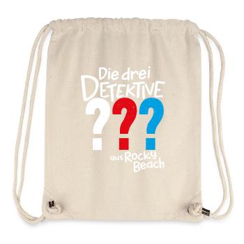 Die Drei ??? Kids aus Rocky Beach - Stanley/Stella recycelter Gym Bag - Naturweiß - Vorne