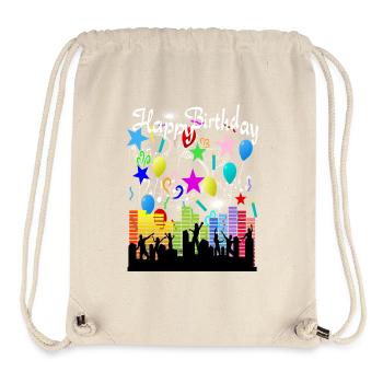 Geburtstag - Stanley/Stella recycelter Gym Bag - Naturweiß - Vorne