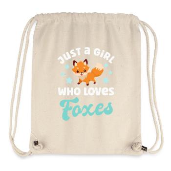 Fox foxes - Stanley/Stella Recycled Gym Bag - natural - Front