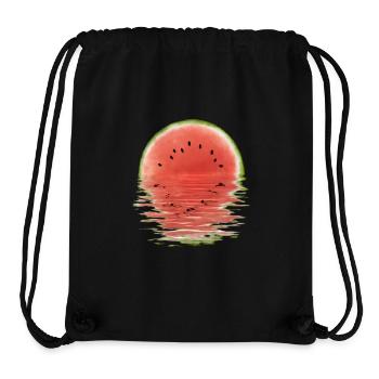 Melon Sunset - Stanley/Stella Recycled Gym Bag - black - Front