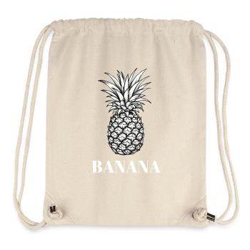 Banananas - Banane oder Ananas - Geschenk Party - Stanley/Stella recycelter Gym Bag - Naturweiß - Vorne