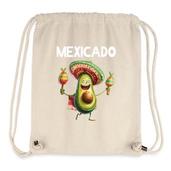 Avocat Mexicado Nourriture végétalienne Maracas végétariens - Sac à cordon recyclé Stanley/Stella - blanc naturel - Devant