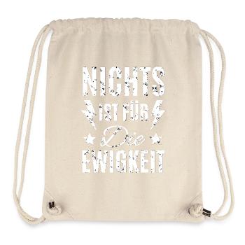 Rien n’est pour l’éternité - Sac à cordon recyclé Stanley/Stella - blanc naturel - Devant