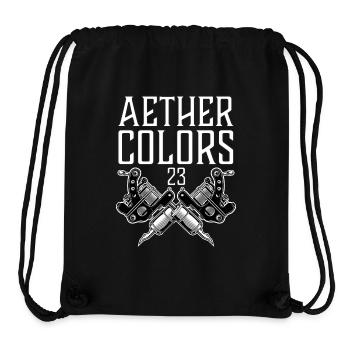 Aether Colors Gun23 - Stanley/Stella recycelter Gym Bag - Schwarz - Vorne