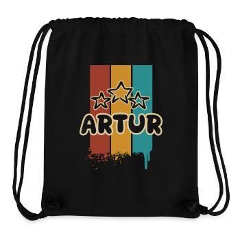 Artur Artur - Stanley/Stella recycelter Gym Bag - Schwarz - Vorne