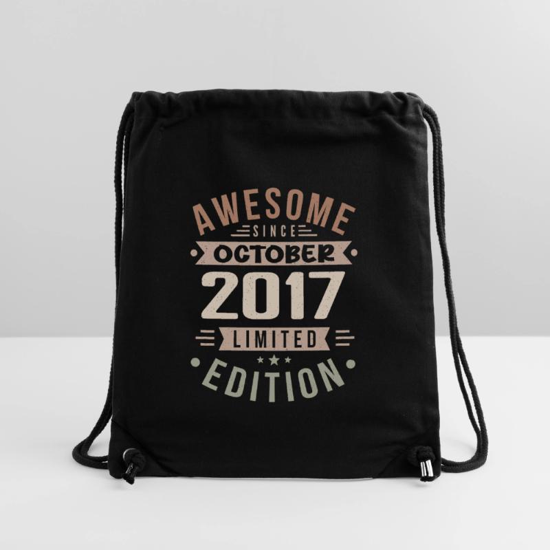 Legend Since October 2017 Birthday October 2017 Stanley/Stella Recycled Gym Bag