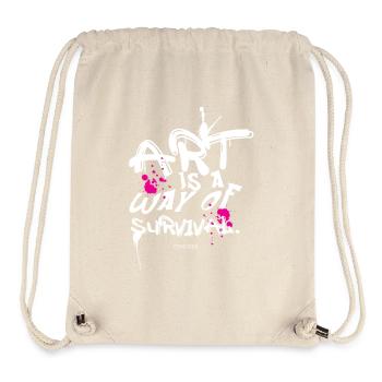 Art survival - Stanley/Stella Recycled Gym Bag - natural - Front