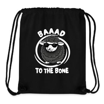 Baaad To The Bone Funny Black Sheep - Stanley/Stella Recycled Gym Bag - black - Front