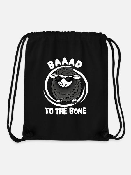 Baaad To The Bone Funny Black Sheep - Stanley/Stella Recycled Gym Bag - black