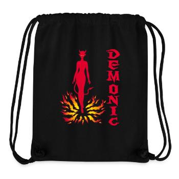 Demon Woman Manga - Stanley/Stella Recycled Gym Bag - black - Front