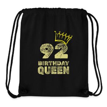 Age 92 - Stanley/Stella Recycled Gym Bag - black - Front