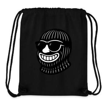 Bandit Gangster Ski Mask - Stanley/Stella Recycled Gym Bag - black - Front