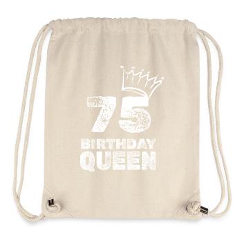 Age 75 - Stanley/Stella Recycled Gym Bag - natural - Front