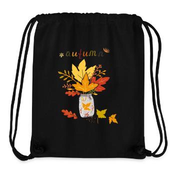 Autumn leaves - Stanley/Stella Recycled Gym Bag - black - Front
