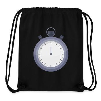 Stoppuhr - Stanley/Stella recycelter Gym Bag - Schwarz - Vorne