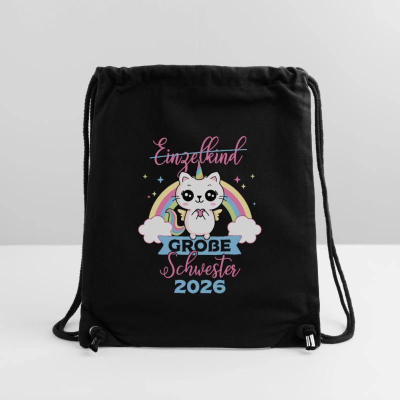 Only Child Big Sister 2026 Pregnancy Stanley/Stella Recycled Gym Bag