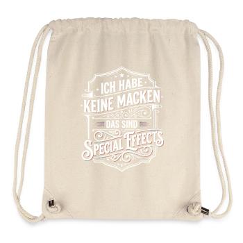 Keine Macken, Special Effects - Stanley/Stella recycelter Gym Bag - Naturweiß - Vorne