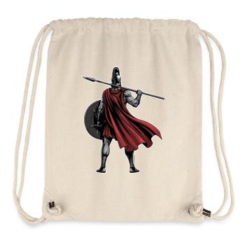Spartan Back Spear Shield Maskottchen-Fitness - Stanley/Stella recycelter Gym Bag - Naturweiß - Vorne