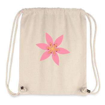 Lily Flower - Stanley/Stella Recycled Gym Bag - natural - Front