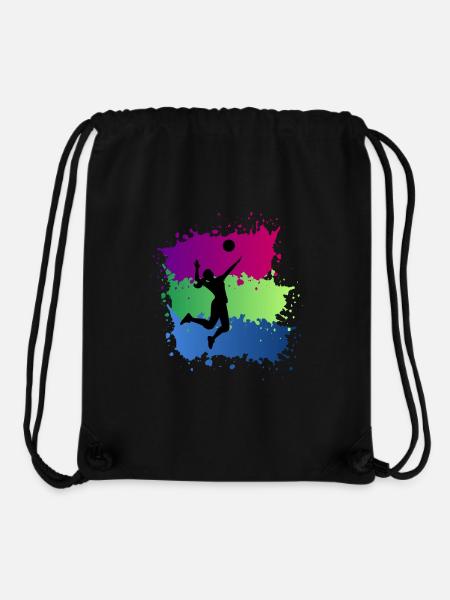 volleyball - Stanley/Stella Recycled Gym Bag - black