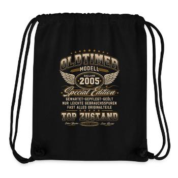 Oldtimer Baujahr 2005 Jahrgang Geburtstag Geschenk - Stanley/Stella recycelter Gym Bag - Schwarz - Vorne