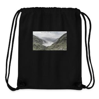 Bereit für Abenteuer - Stanley/Stella recycelter Gym Bag - Schwarz - Vorne
