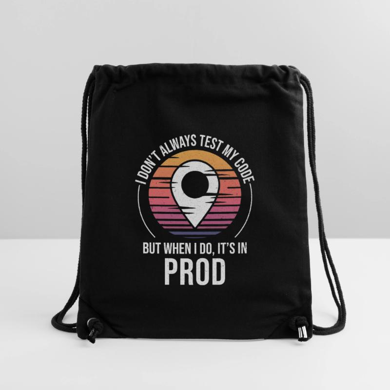 Entwickler Programmierer Programmierer Prod Testing Humor Stanley/Stella recycelter Gym Bag