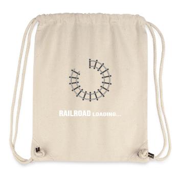 Railway Driver Train Station Model Railway - Stanley/Stella Recycled Gym Bag - natural - Front