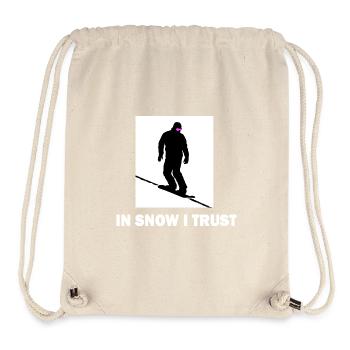 snowboarder freestyle boarder snowboard - Stanley/Stella recycelter Gym Bag - Naturweiß - Vorne
