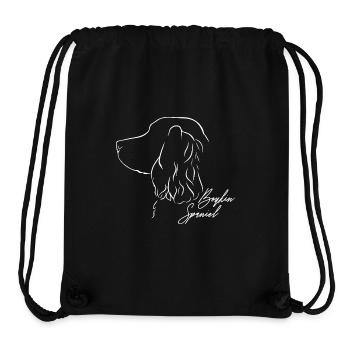 Boykin Spaniel Profil Chien Chien Wilsigns - Sac à cordon recyclé Stanley/Stella - noir - Devant