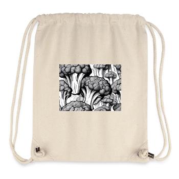 Broccoli Vegetable Plant Vegetarian Vegan Vegan - Stanley/Stella Recycled Gym Bag - natural - Front
